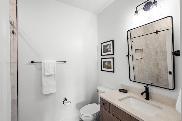 55 Steeplebush Ct, Tuckasegee, NC 28783 - full bathroom with vanity and a tile shower