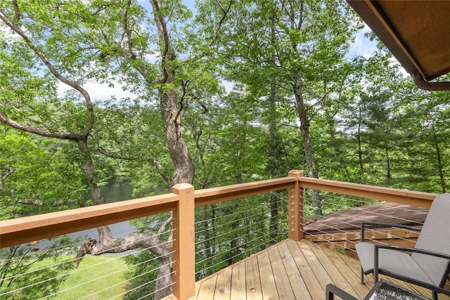 230 Jersey Trl Unit 12, Sapphire, NC 28774 - view of wooden terrace