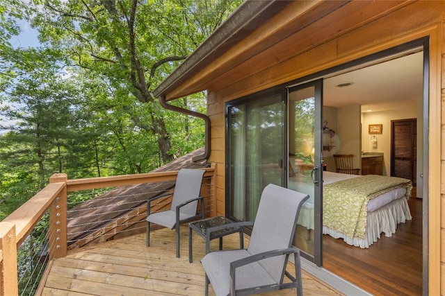 230 Jersey Trl Unit 12, Sapphire, NC 28774 - view of wooden deck