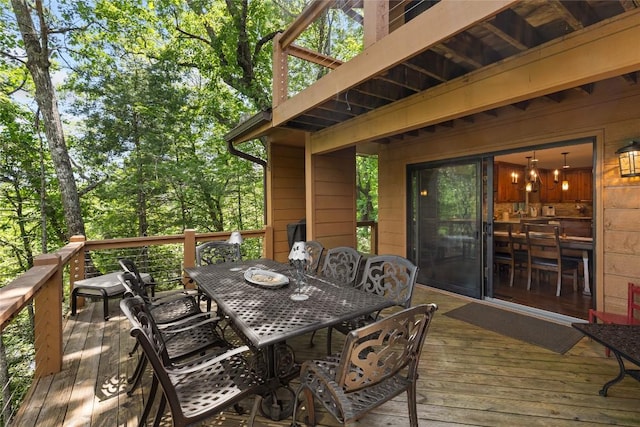 230 Jersey Trl Unit 12, Sapphire, NC 28774 - wooden deck featuring outdoor dining space