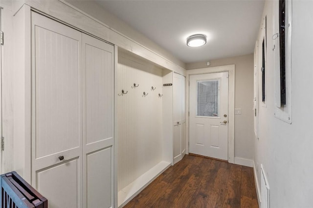 314 Beckonridge Trl, Sapphire, NC 28774 - mudroom featuring dark wood finished floors and baseboards
