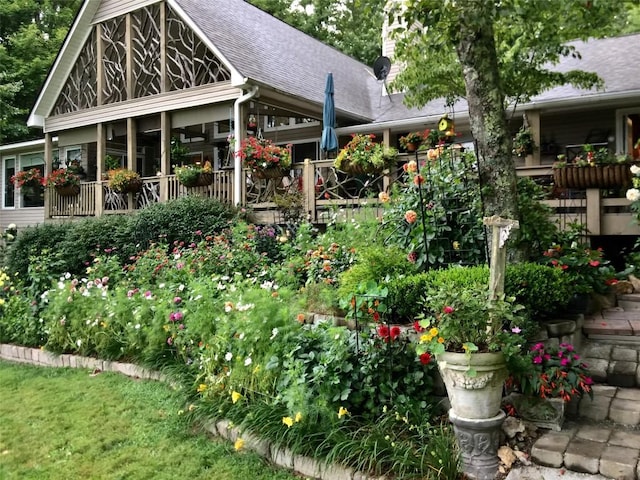 546 Upsy Daisy Ln, Cullowhee, NC 28723 - view of yard