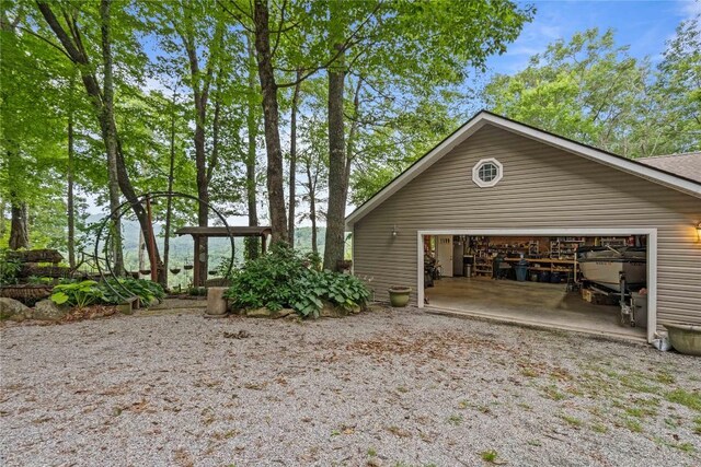 546 Upsy Daisy Ln, Cullowhee, NC 28723 - view of side of home featuring a garage