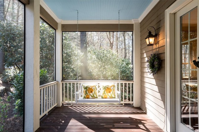 53 Rocky Top Dr, Cashiers, NC 28717 - view of unfurnished sunroom