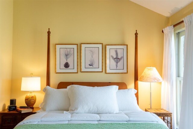 53 Rocky Top Dr, Cashiers, NC 28717 - bedroom with lofted ceiling