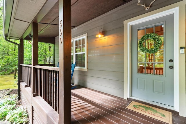 599 Tower Rd, Sapphire, NC 28774 - deck with covered porch