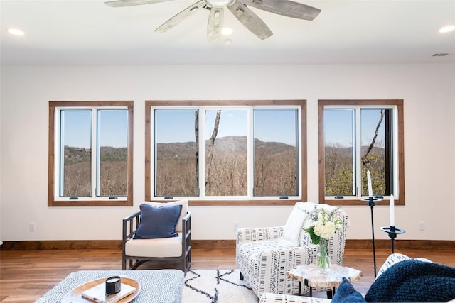 sunroom with visible vents