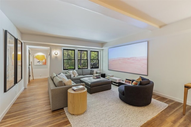 42 W Black Rock Cir, Highlands, NC 28741 - living area with wood finished floors and baseboards