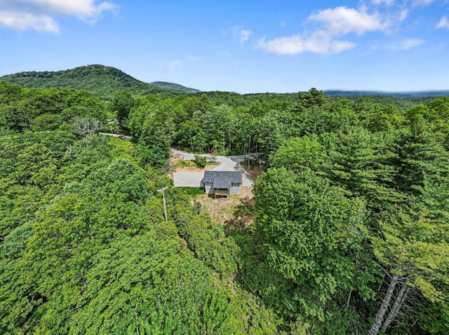 185 Little Elbow Mountain Rd, Lake Toxaway, NC 28747 - aerial view of property and surrounding area with a forest