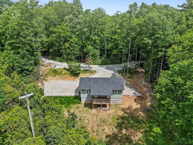 185 Little Elbow Mountain Rd, Lake Toxaway, NC 28747 - aerial view of property and surrounding area featuring a forest