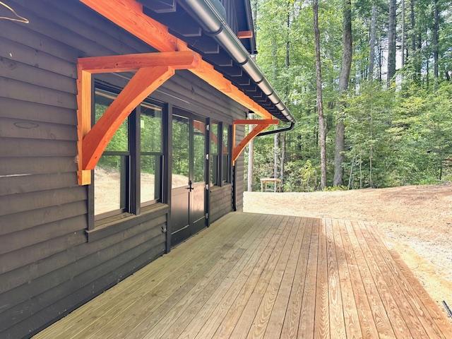 298 Pine Forest Rd, Sapphire, NC 28774 - view of wooden terrace