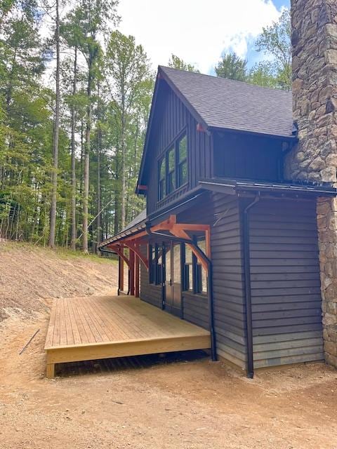 298 Pine Forest Rd, Sapphire, NC 28774 - view of wooden deck