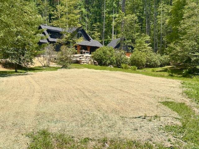 298 Pine Forest Rd, Sapphire, NC 28774 - view of yard with a forest view