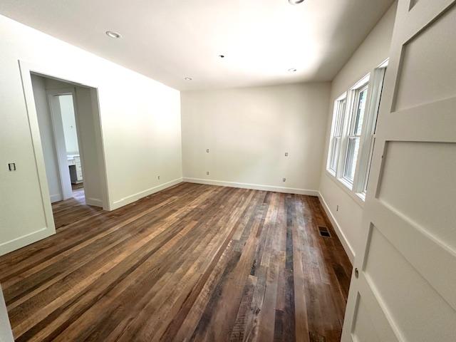 298 Pine Forest Rd, Sapphire, NC 28774 - spare room with dark wood-style floors and recessed lighting
