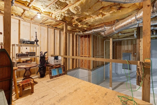 living area featuring vaulted ceiling, wood finished floors, wooden ceiling, an inviting chandelier, and stairs