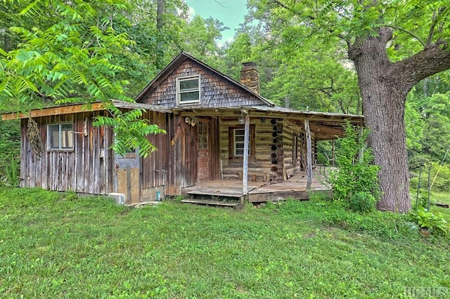 1222 Shope Rd, Otto, NC 28763 - view of outbuilding with covered porch
