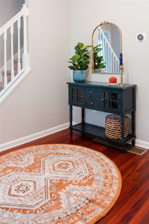 110 Kestrel Ct, Sapphire, NC 28774 - detailed view of wood finished floors and baseboards