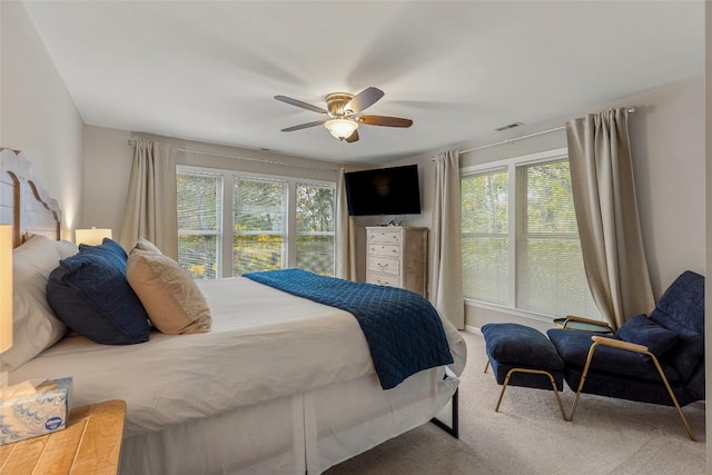 110 Kestrel Ct, Sapphire, NC 28774 - bedroom featuring carpet and a ceiling fan