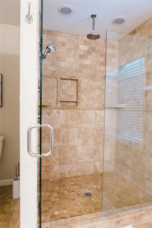 110 Kestrel Ct, Sapphire, NC 28774 - bathroom featuring a shower stall