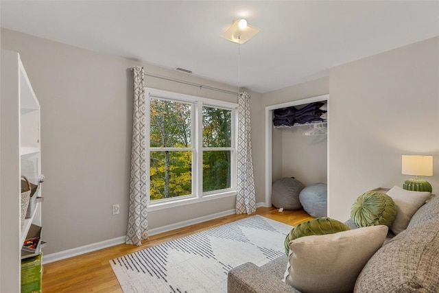 110 Kestrel Ct, Sapphire, NC 28774 - sitting room with light wood-style flooring and baseboards