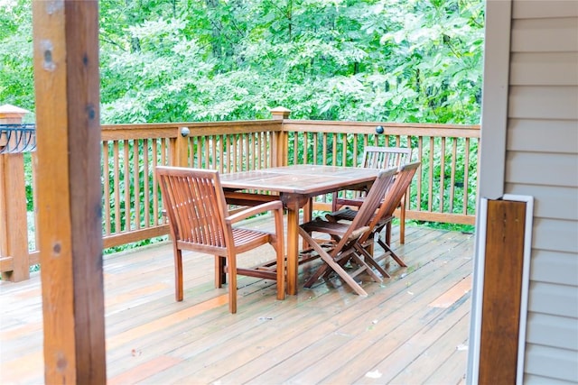 110 Kestrel Ct, Sapphire, NC 28774 - deck featuring outdoor dining space