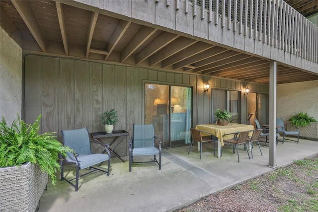 view of patio / terrace with outdoor dining space