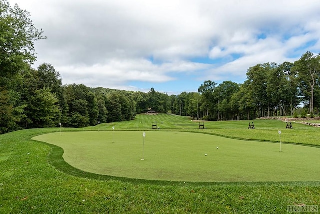 194 Redrock Trl, Glenville, NC 28736 - view of community with golf course view and a lawn