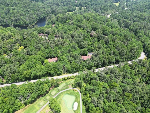98 Dogwood Knob Ln Unit 3A, Sapphire, NC 28774 - aerial view of property and surrounding area with a forest and a nearby body of water