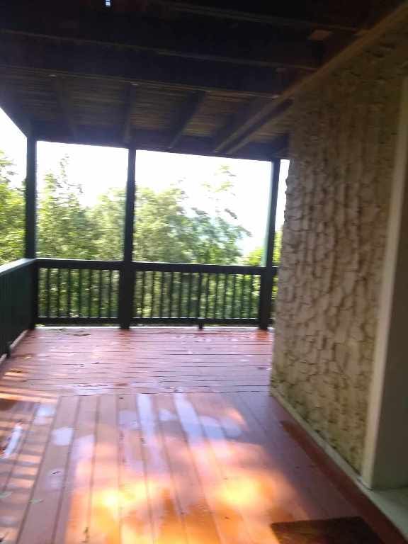 172 Moon Ridge Dr, Sky Valley, GA 30537 - view of wooden deck