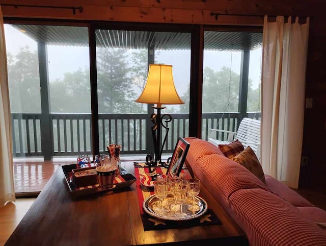172 Moon Ridge Dr, Sky Valley, GA 30537 - dining room featuring wood finished floors