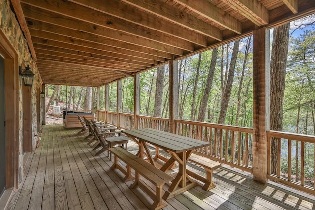 view of deck