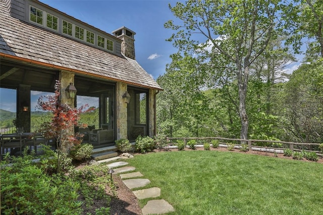 893 High Mountain Dr, Cashiers, NC 28717 - view of yard