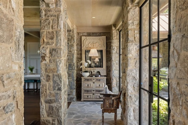893 High Mountain Dr, Cashiers, NC 28717 - corridor featuring wood finished floors