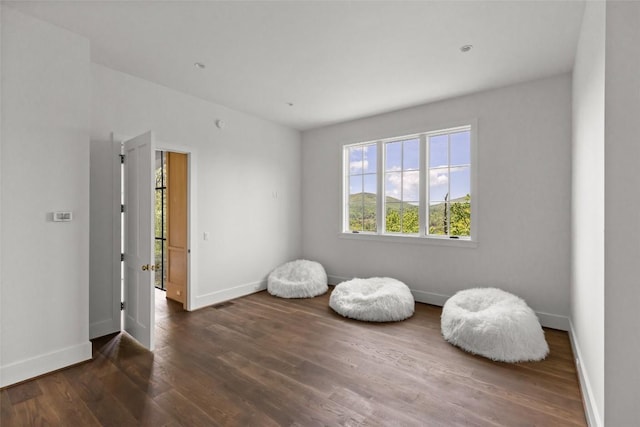 893 High Mountain Dr, Cashiers, NC 28717 - spare room with dark wood-type flooring and baseboards
