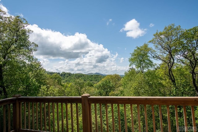 view of deck