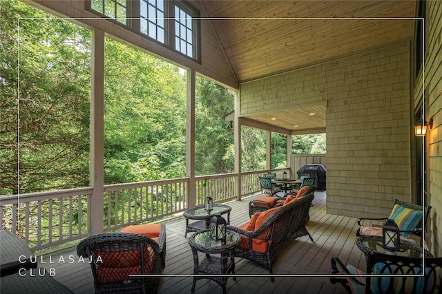 115 Falls Ct W, Highlands, NC 28741 - view of sunroom / solarium