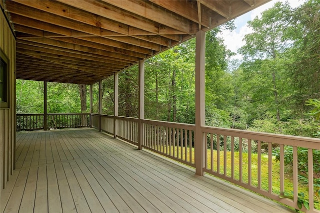 115 Falls Ct W, Highlands, NC 28741 - deck featuring a forest view
