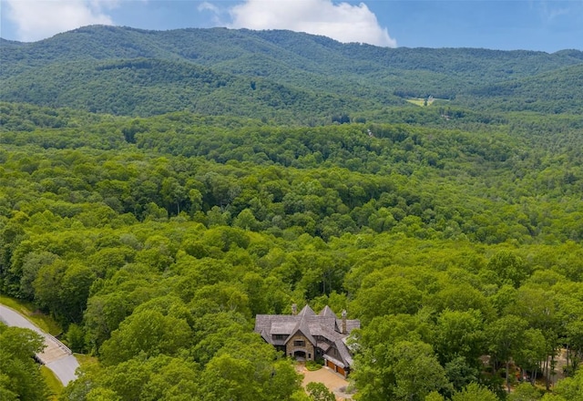 39 Firesong Ln, Glenville, NC 28736 - view from above of property featuring a mountain backdrop