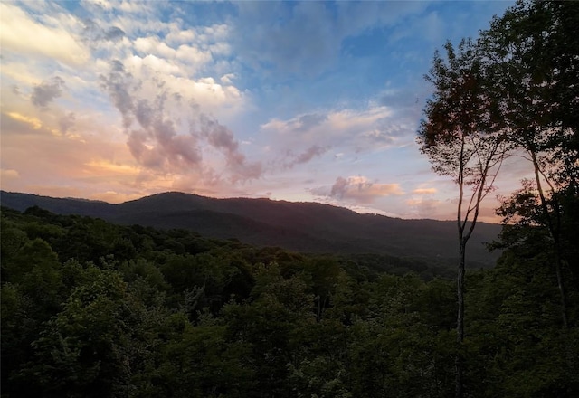39 Firesong Ln, Glenville, NC 28736 - view of mountain backdrop featuring a forest