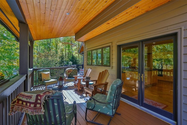 view of deck