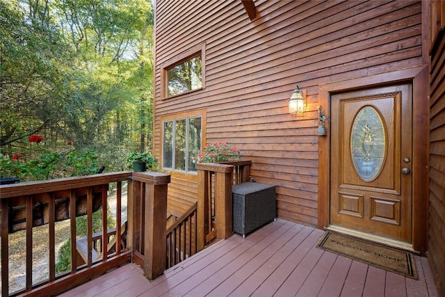 view of deck