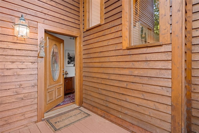 view of entrance to property