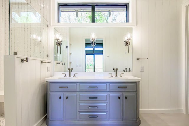 369 Firesong Ln, Glenville, NC 28736 - bathroom with double vanity