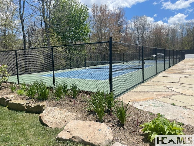 369 Firesong Ln, Glenville, NC 28736 - view of tennis court featuring fence