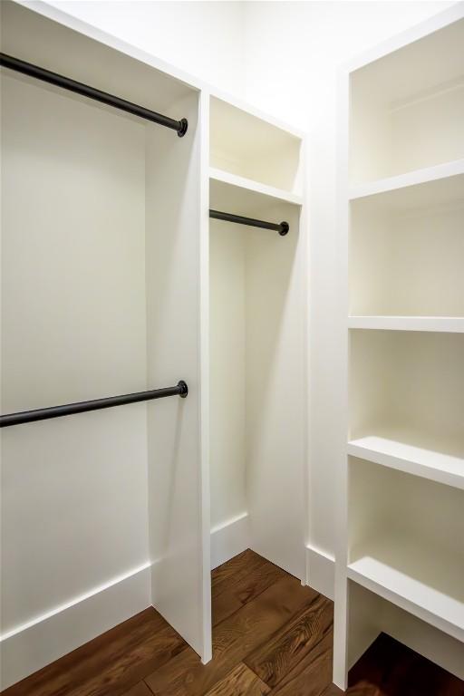 369 Firesong Ln, Glenville, NC 28736 - walk in closet with dark wood finished floors