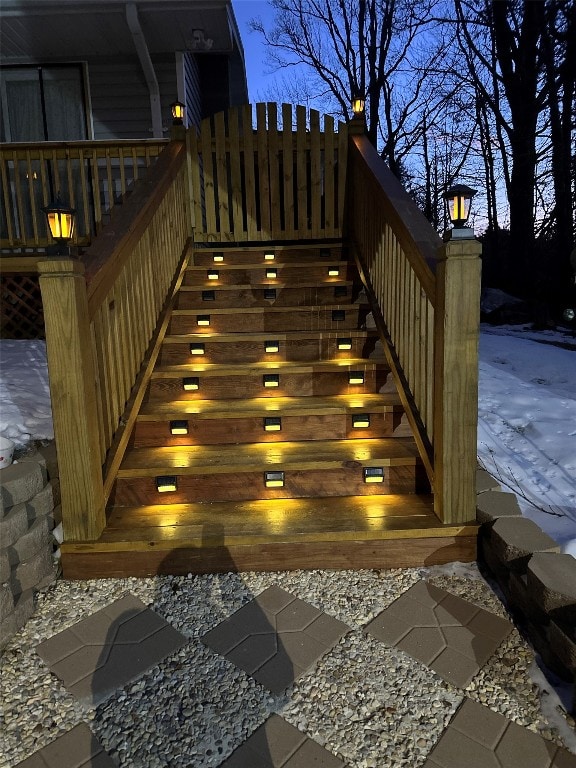 3731 Dillard Rd, Highlands, NC 28741 - view of stairs