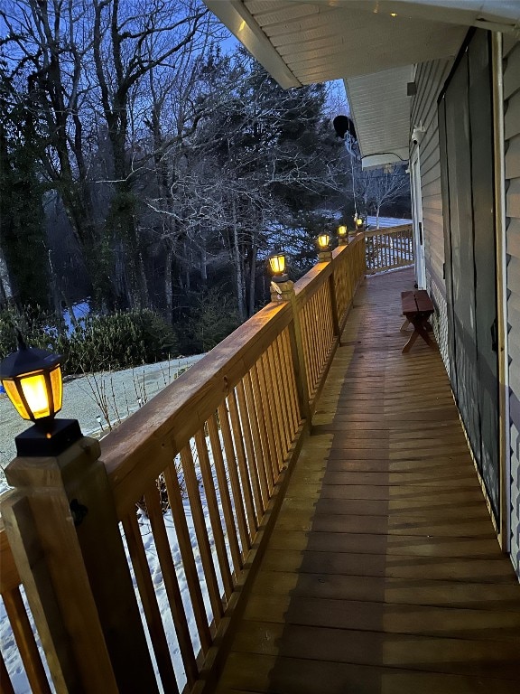 view of deck