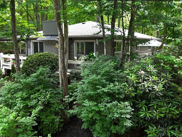 142 Wheatstone Dr, Glenville, NC 28736 - view of front of property featuring a shingled roof