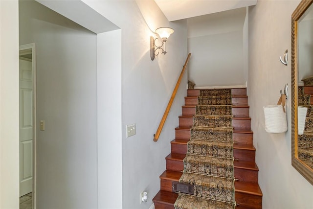 view of staircase
