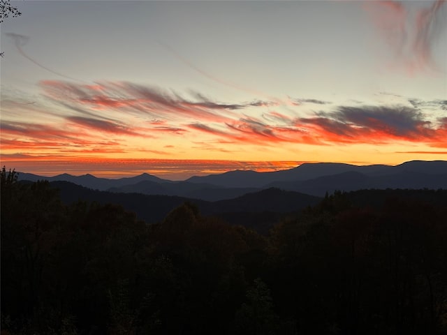 view of mountain backdrop